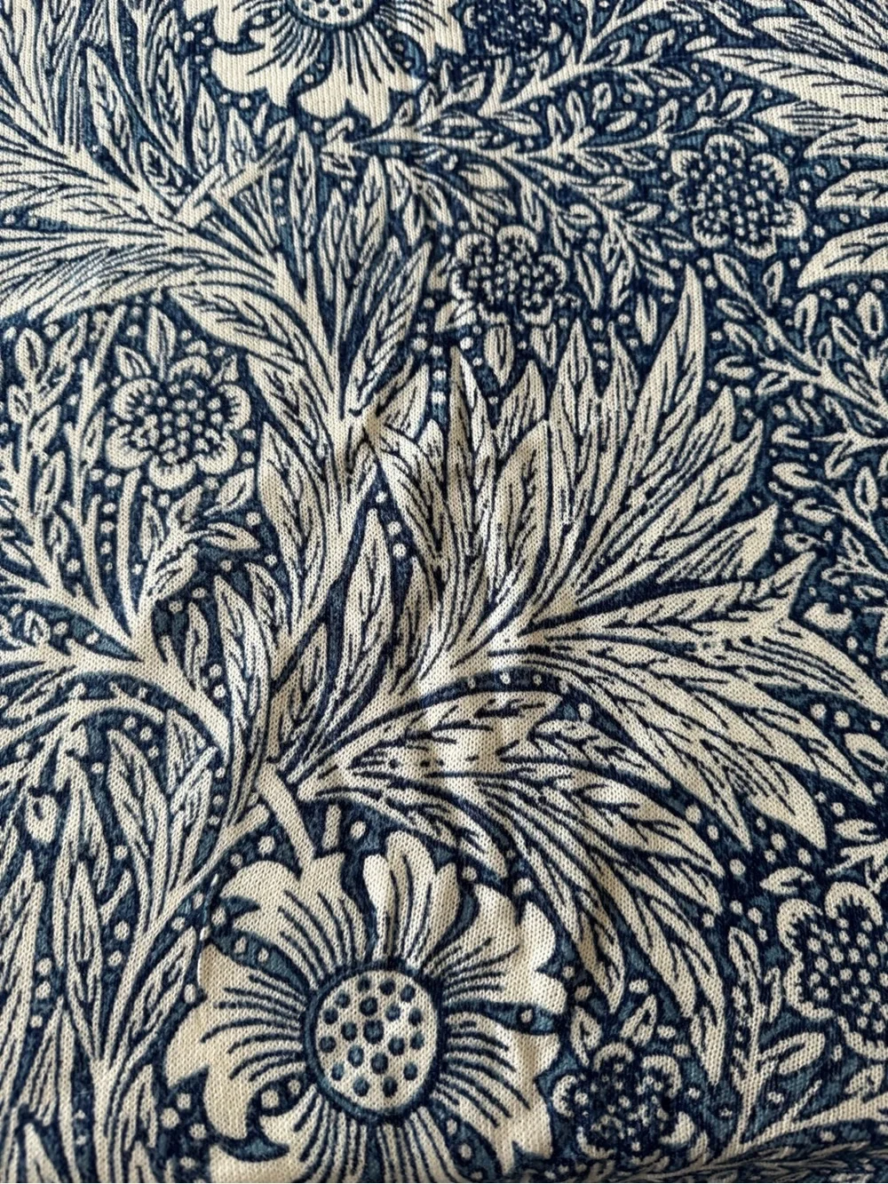 Blue Floral Scarf